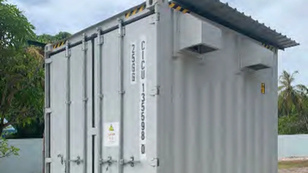 Proyecto de almacenamiento de energía en Maldivas